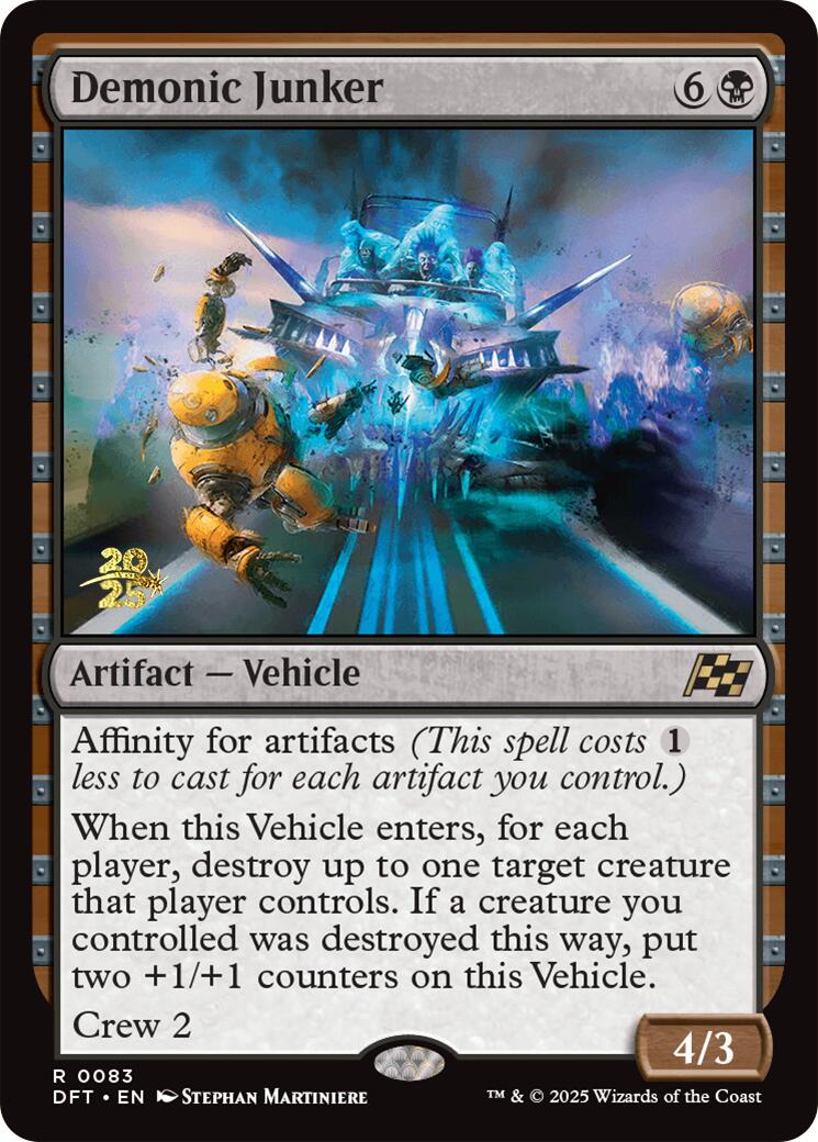 Demonic Junker [Aetherdrift Prerelease Promos] | The CG Realm