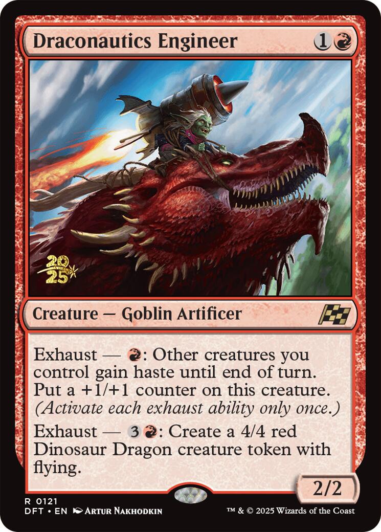 Draconautics Engineer [Aetherdrift Prerelease Promos] | The CG Realm