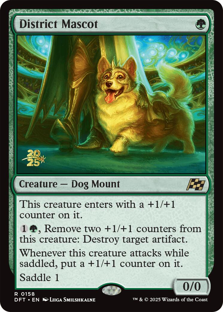 District Mascot [Aetherdrift Prerelease Promos] | The CG Realm