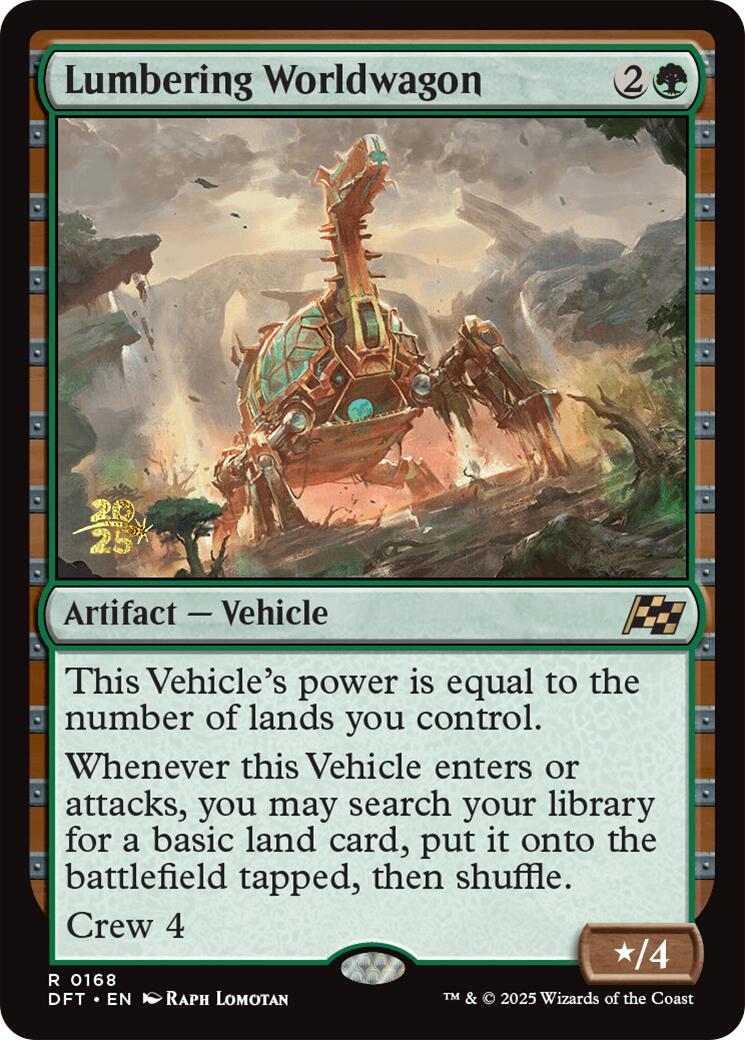 Lumbering Worldwagon [Aetherdrift Prerelease Promos] | The CG Realm