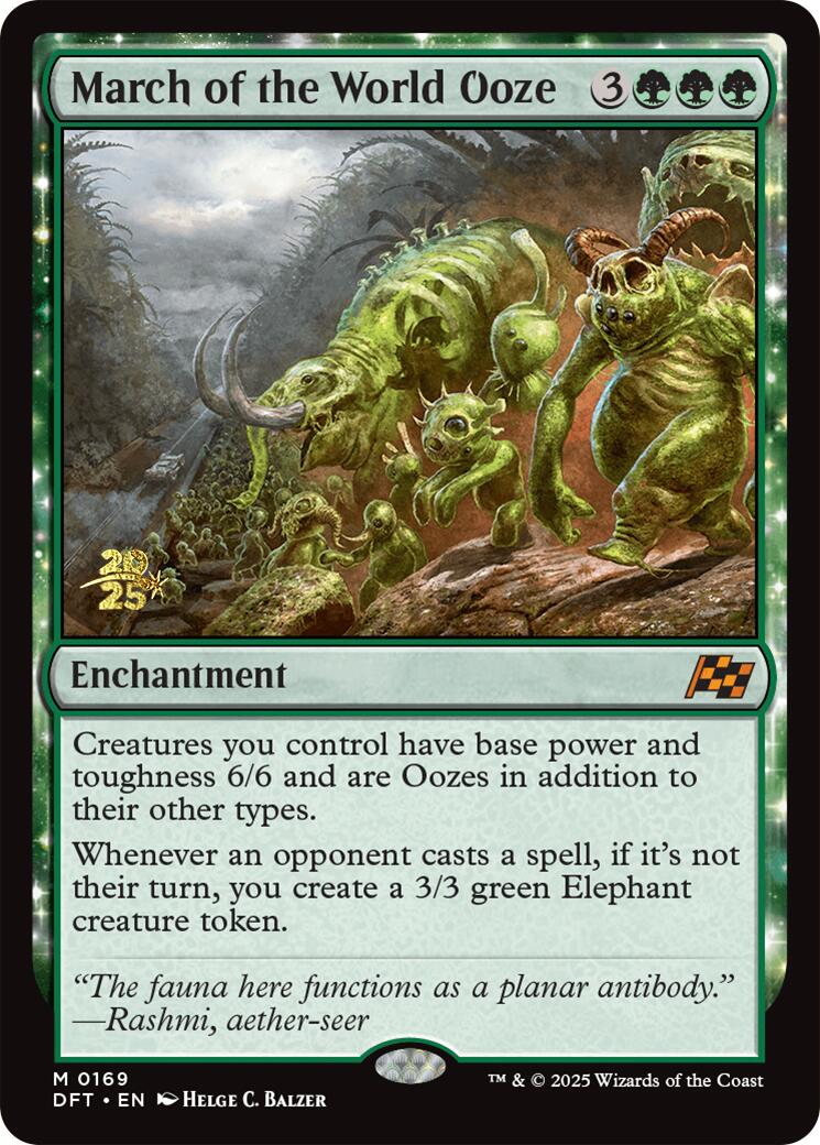 March of the World Ooze [Aetherdrift Prerelease Promos] | The CG Realm