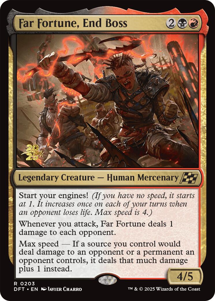 Far fortune, End Boss [Aetherdrift Prerelease Promos] | The CG Realm