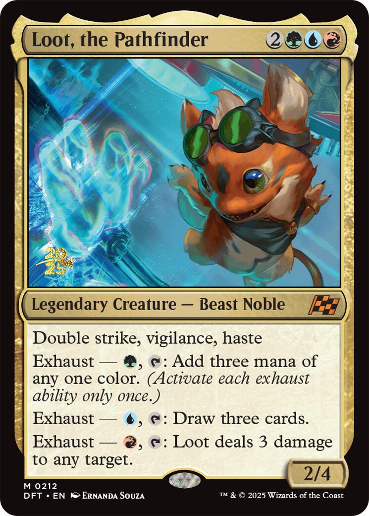 Loot, the Pathfinder [Aetherdrift Prerelease Promos] | The CG Realm