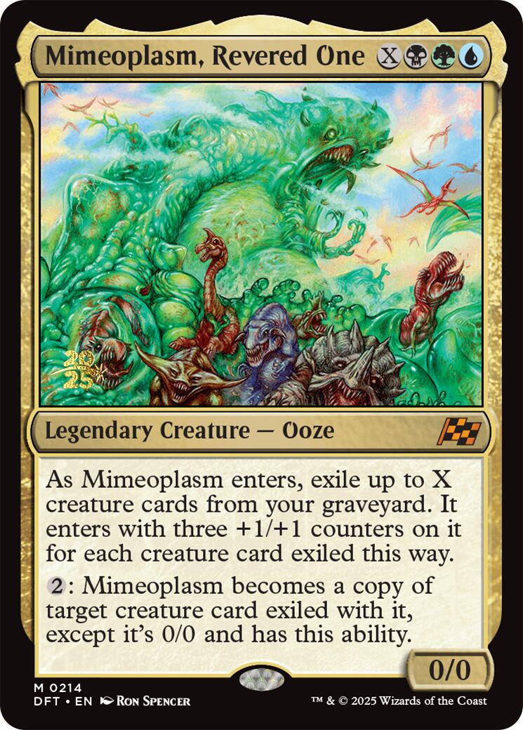 Mimeoplasm, Revered One [Aetherdrift Prerelease Promos] | The CG Realm