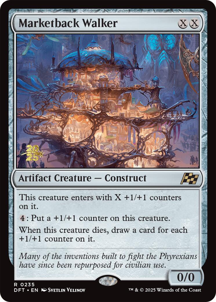 Marketback Walker [Aetherdrift Prerelease Promos] | The CG Realm