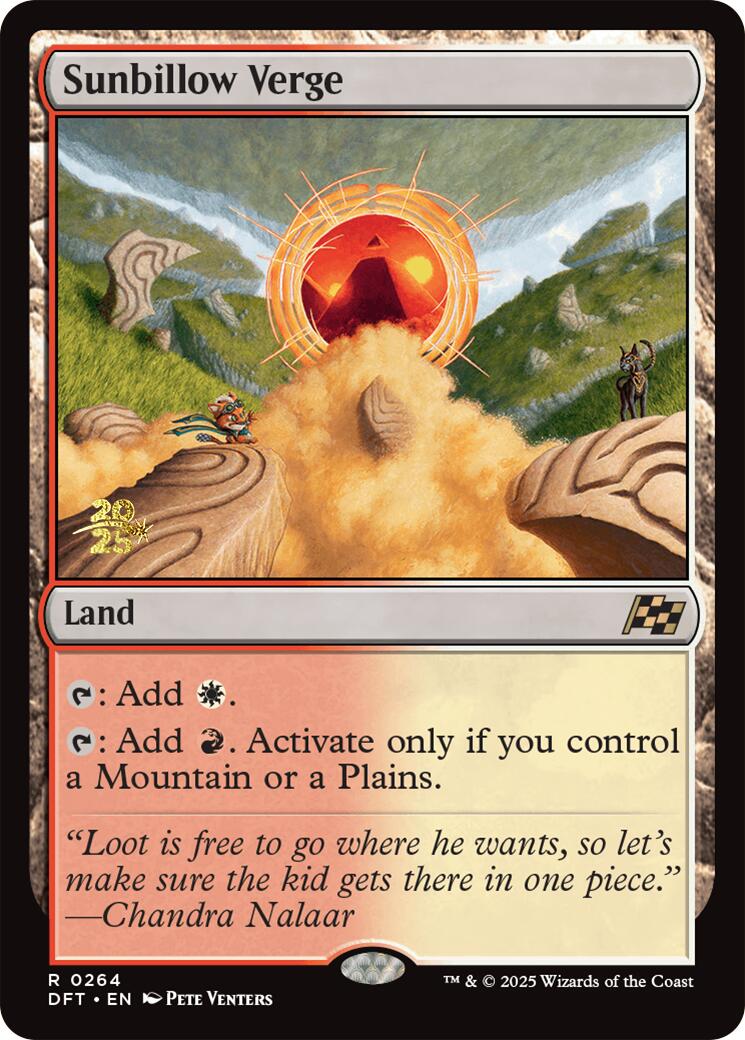 Sunbillow Verge [Aetherdrift Prerelease Promos] | The CG Realm