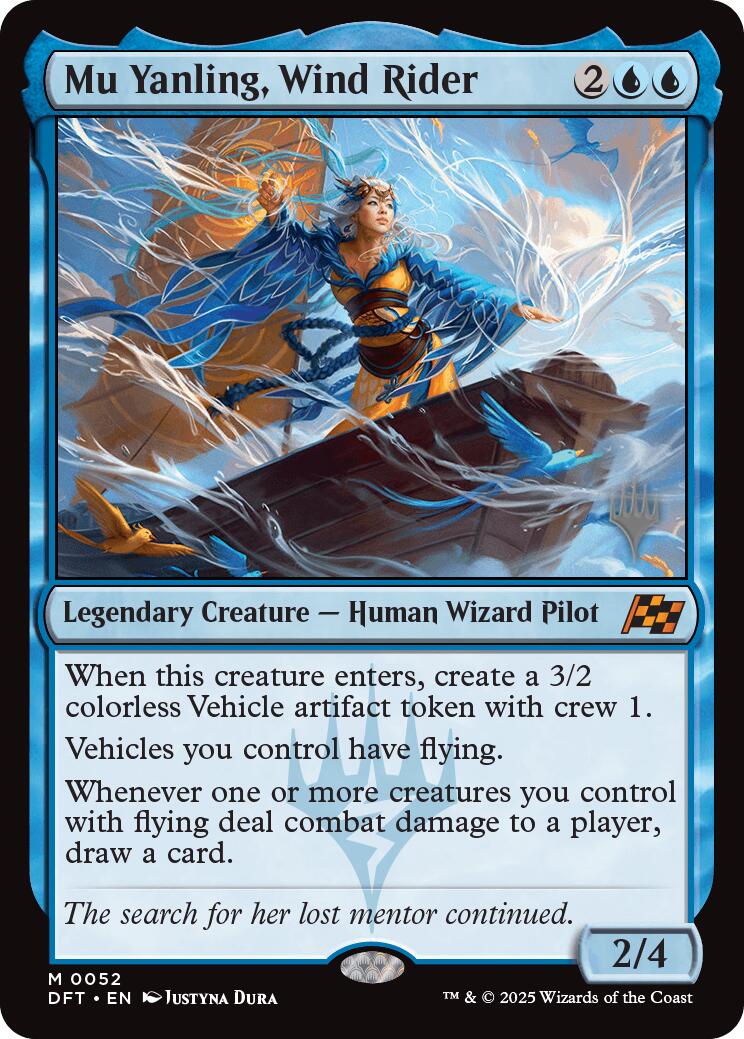 Mu Yanling, Wind Rider (Promo Pack) [Aetherdrift Promos] | The CG Realm