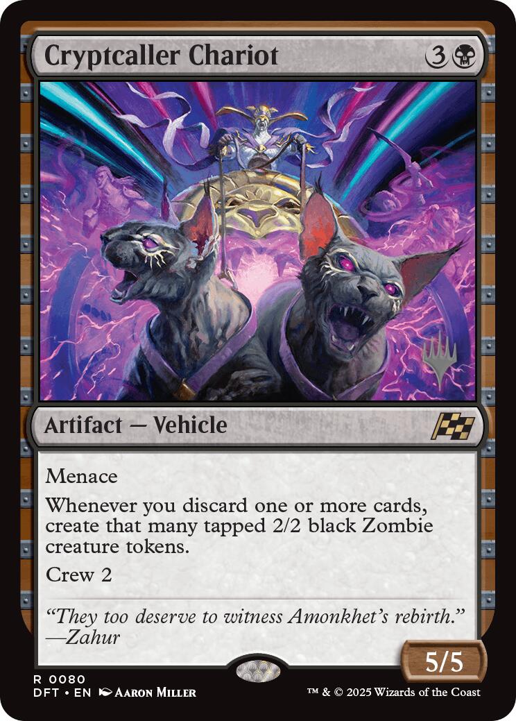 Cryptcaller Chariot (Promo Pack) [Aetherdrift Promos] | The CG Realm