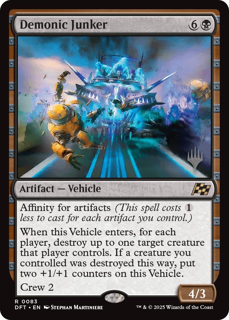 Demonic Junker (Promo Pack) [Aetherdrift Promos] | The CG Realm