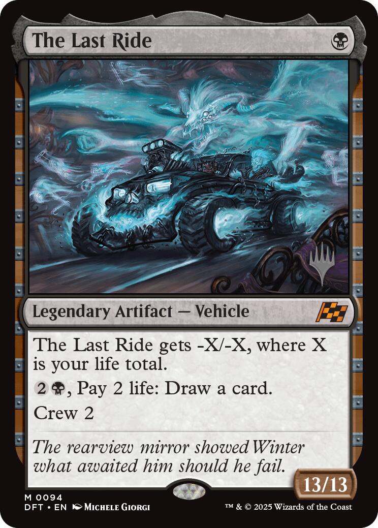 The Last Ride (Promo Pack) [Aetherdrift Promos] | The CG Realm