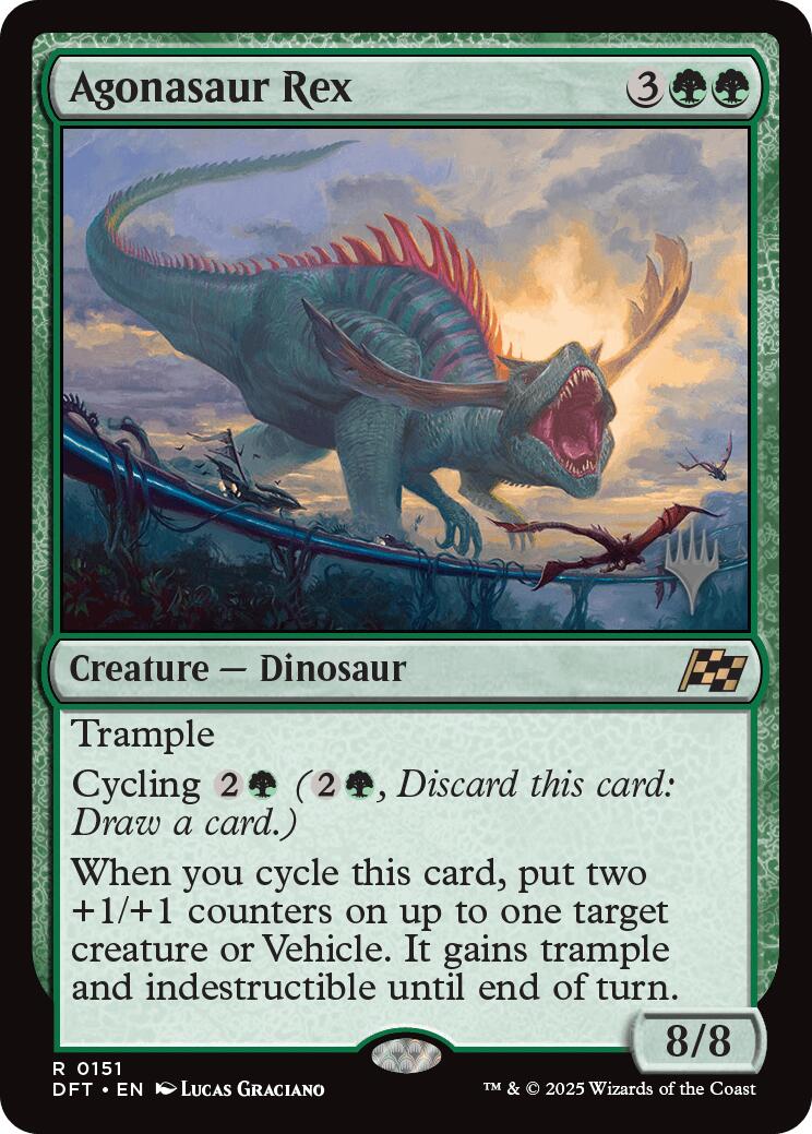 Agonasaur Rex (Promo Pack) [Aetherdrift Promos] | The CG Realm
