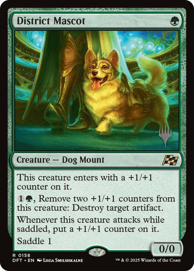 District Mascot (Promo Pack) [Aetherdrift Promos] | The CG Realm