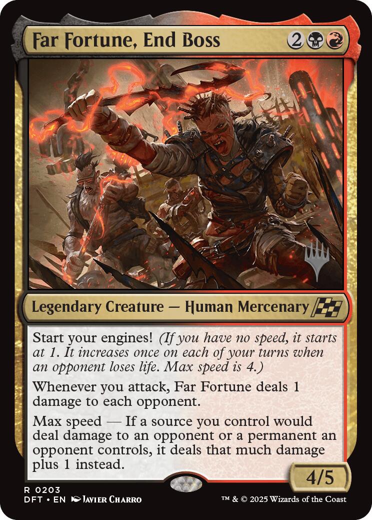 Far fortune, End Boss (Promo Pack) [Aetherdrift Promos] | The CG Realm