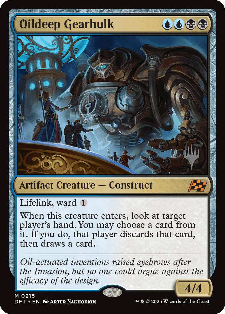 Oildeep Gearhulk (Promo Pack) [Aetherdrift Promos] | The CG Realm