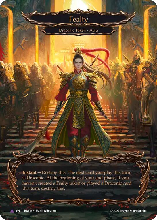Fealty (Cold Foil) [HNT167] (The Hunted)  Cold Foil | The CG Realm
