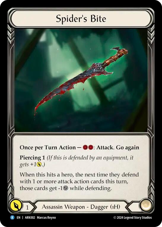 Spider's Bite [ARK002] (The Hunted Arakni Blitz Deck) | The CG Realm