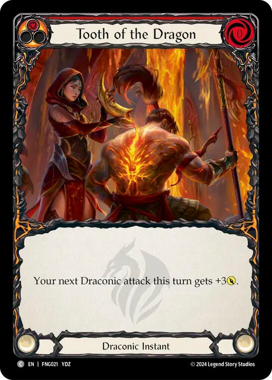 Tooth of the Dragon (Red) [FNG021] (The Hunted Fang Blitz Deck) | The CG Realm