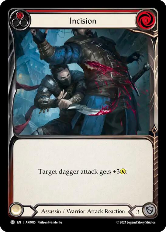 Incision (Red) [ARK015] (The Hunted Arakni Blitz Deck) | The CG Realm