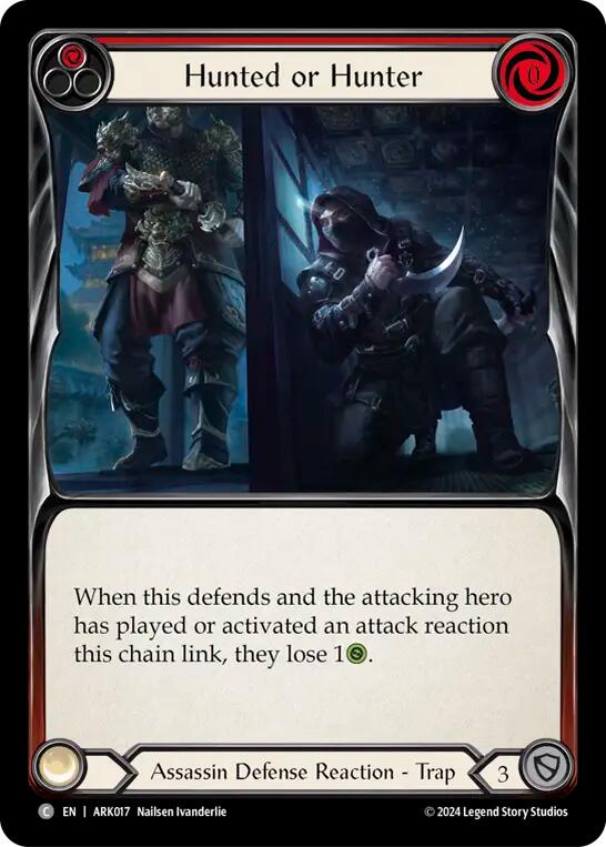 Hunted or Hunter (Red) [ARK017] (The Hunted Arakni Blitz Deck) | The CG Realm