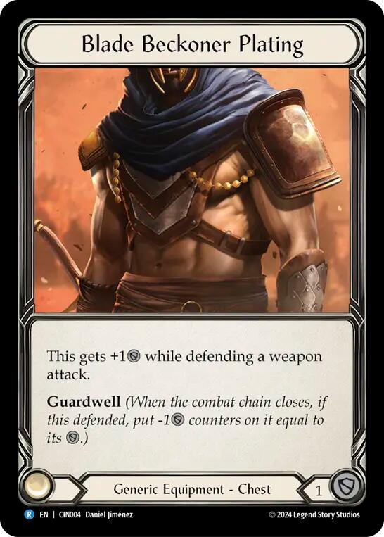 Blade Beckoner Plating [CIN004] (The Hunted Cindra Blitz Deck) | The CG Realm