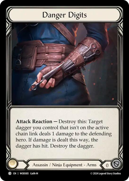 Danger Digits [WOD005] (The Hunted Arakni, Web of Deceit Blitz Deck) | The CG Realm