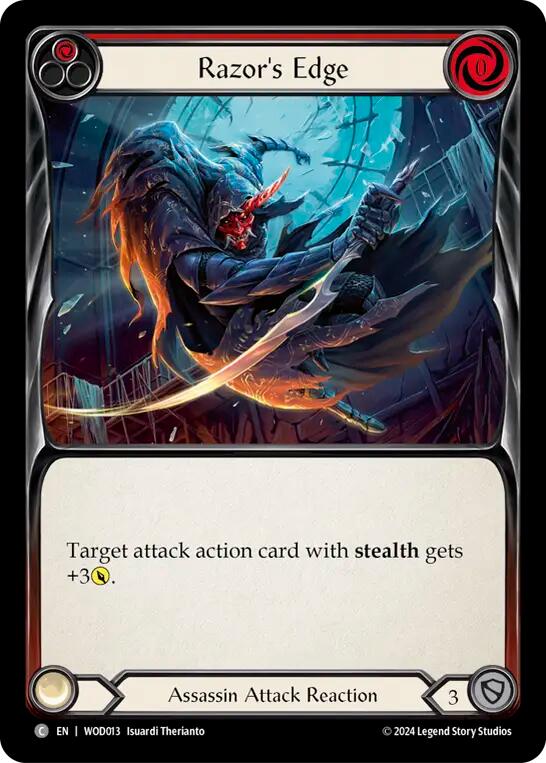 Razor's Edge (Red) [WOD013] (The Hunted Arakni, Web of Deceit Blitz Deck) | The CG Realm