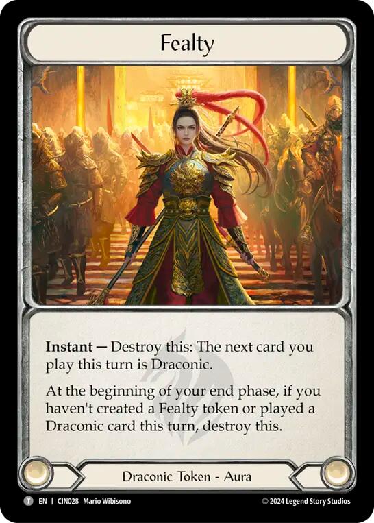 Fealty [CIN028 // CIN029] (The Hunted Cindra Blitz Deck) | The CG Realm