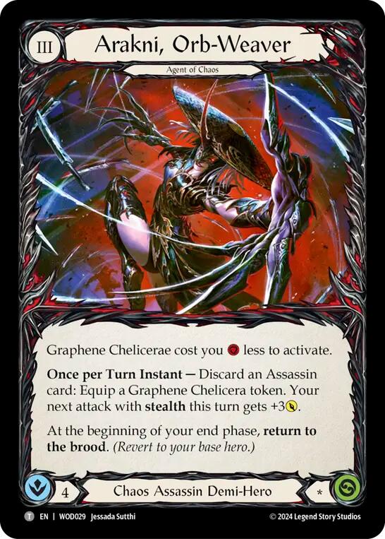 Arakni, Orb-Weaver [WOD029//WOD030] (The Hunted Arakni, Web of Deceit Blitz Deck) | The CG Realm