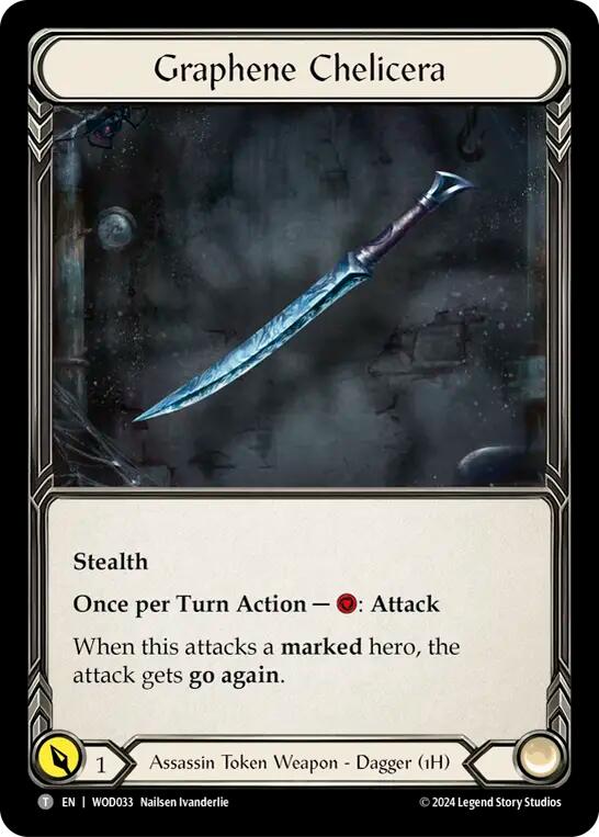 Graphene Chelicera [WOD033 // WOD034] (The Hunted Arakni, Web of Deceit Blitz Deck) | The CG Realm