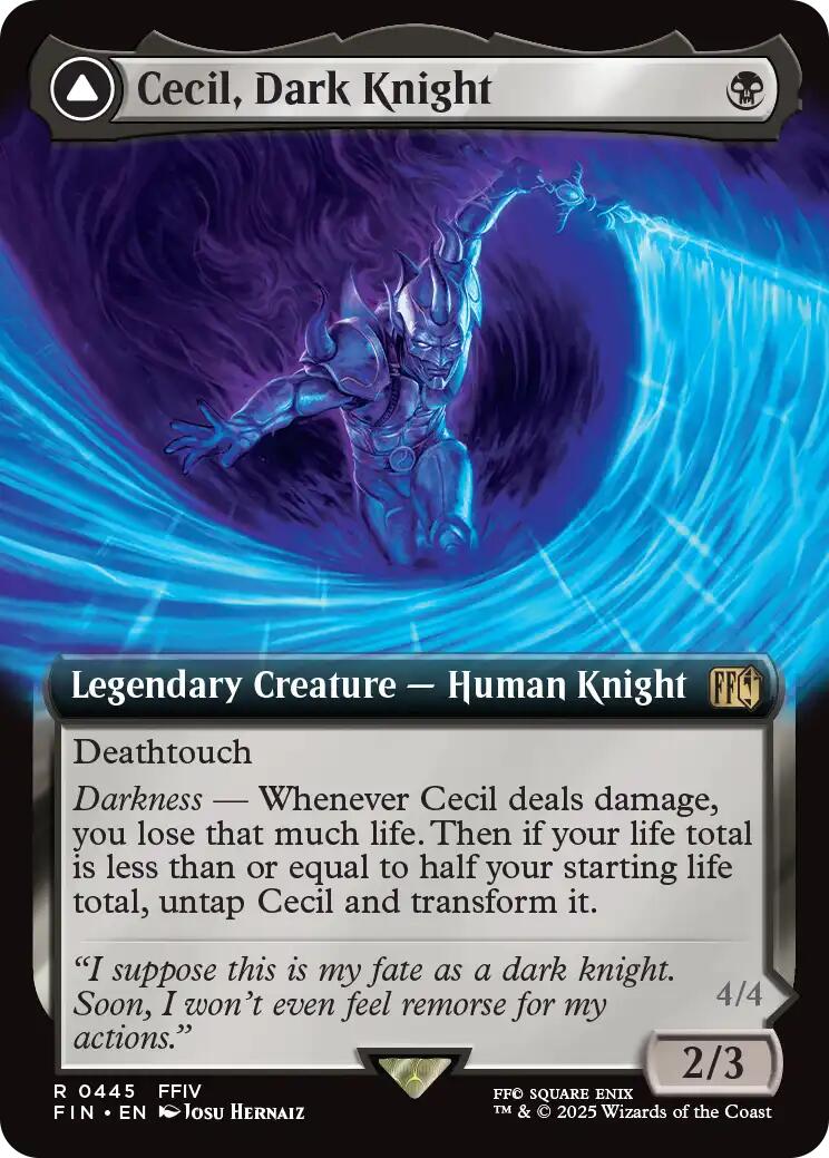 Cecil, Dark Knight (Extended Art) (FIN-445) - FINAL FANTASY: (Extended Art)