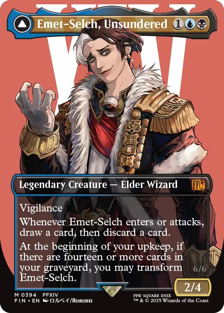 Emet-Selch, Unsundered // Hades, Sorcerer of Eld (Borderless) [FINAL FANTASY] | The CG Realm