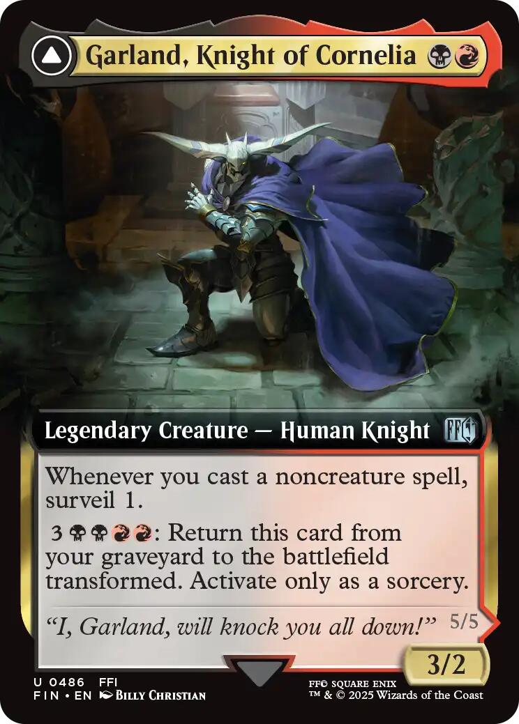 Garland, Knight of Cornelia (Extended Art) (FIN-486) - FINAL FANTASY: (Extended Art)