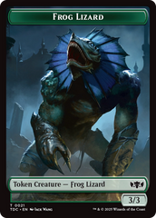 Frog Lizard // Dragon (0014) Double-Sided Token [Tarkir: Dragonstorm Commander Tokens] | The CG Realm