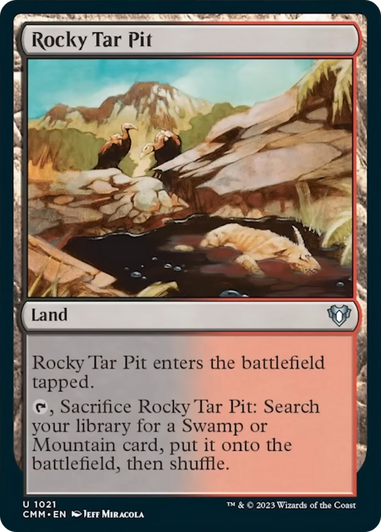 Rocky Tar Pit [Commander Masters] | The CG Realm