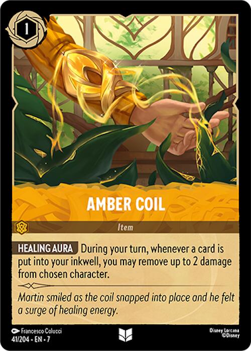 Amber Coil (41/204) [Archazia's Island] | The CG Realm