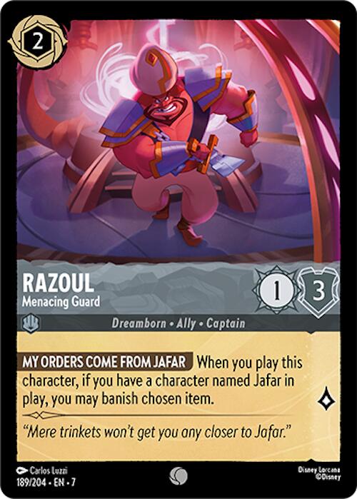 Razoul - Menacing Guard (189/204) [Archazia's Island] | The CG Realm