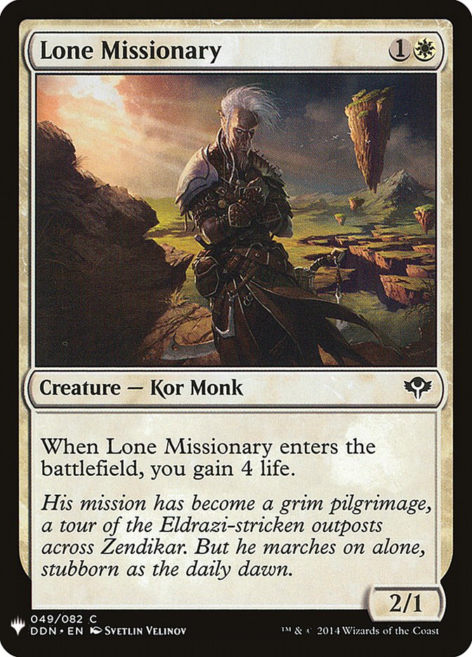 Lone Missionary [Mystery Booster] | The CG Realm