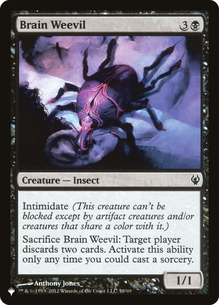 Brain Weevil (LIST-DDJ-58) - The List
