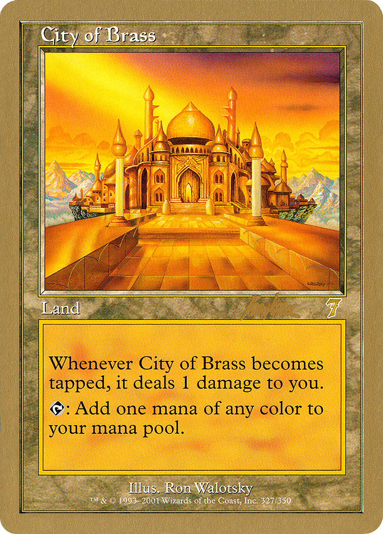 City of Brass - 2002 Brian Kibler (7ED) (WCD-) - World Championship Decks 2002