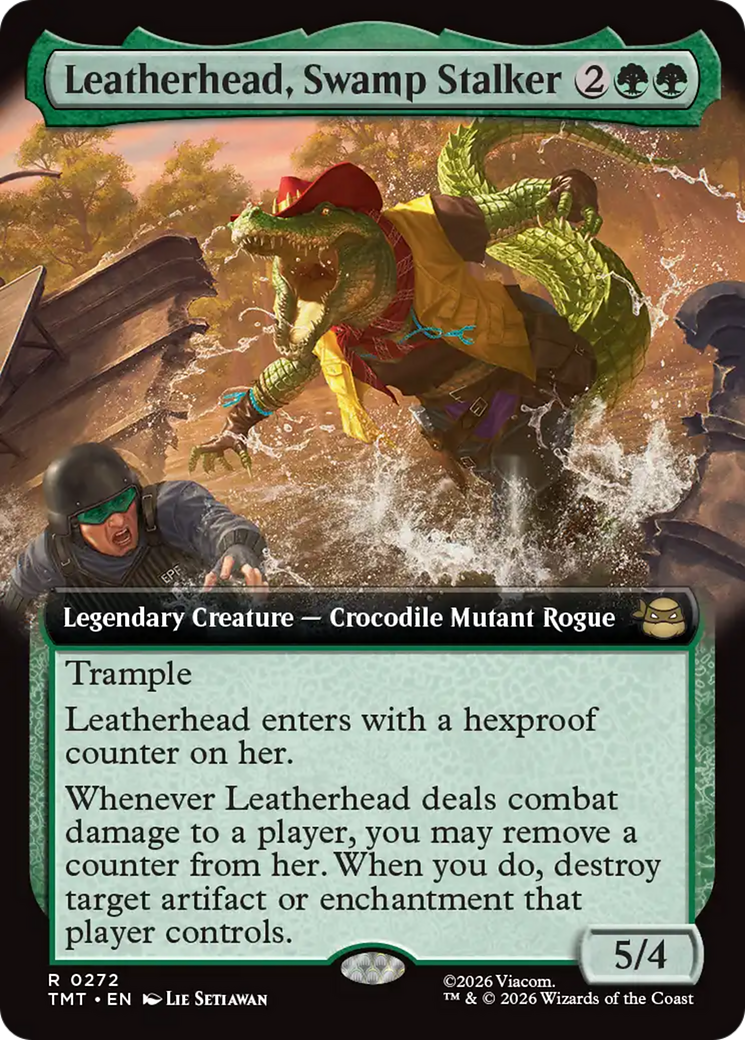 Leatherhead, Swamp Stalker (Extended Art) [Teenage Mutant Ninja Turtles] | The CG Realm