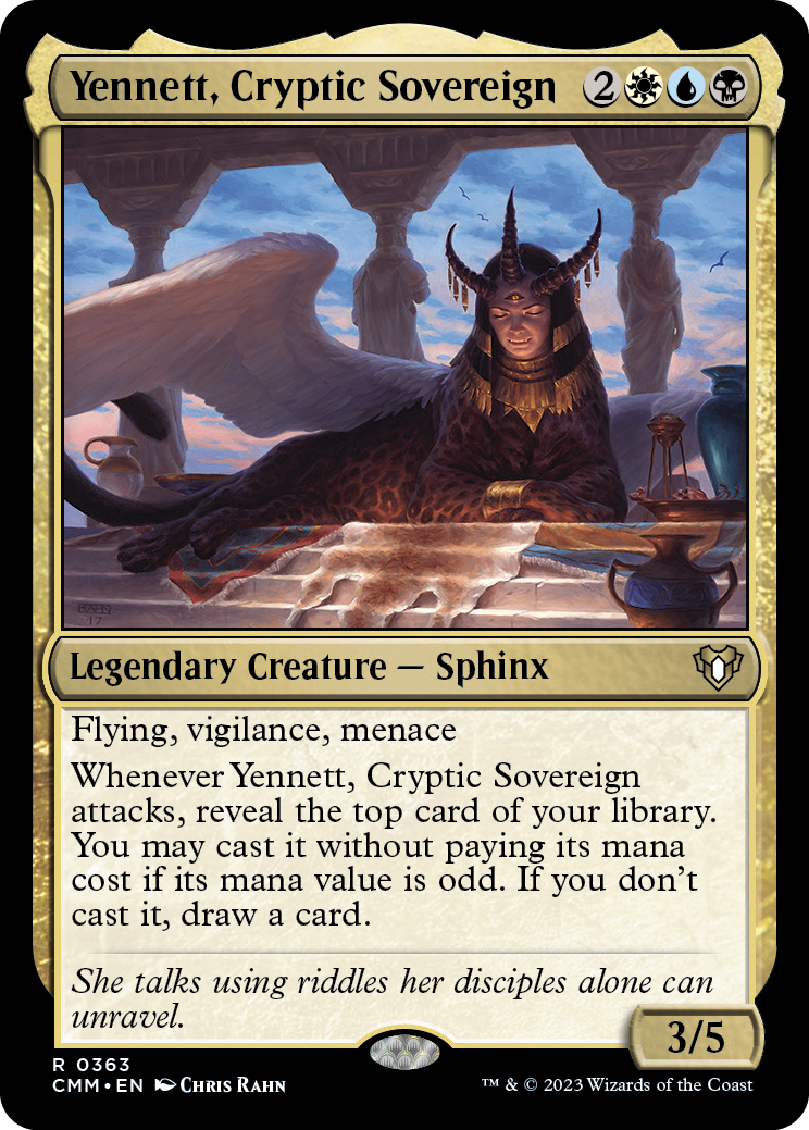 Yennett, Cryptic Sovereign [Commander Masters] | The CG Realm