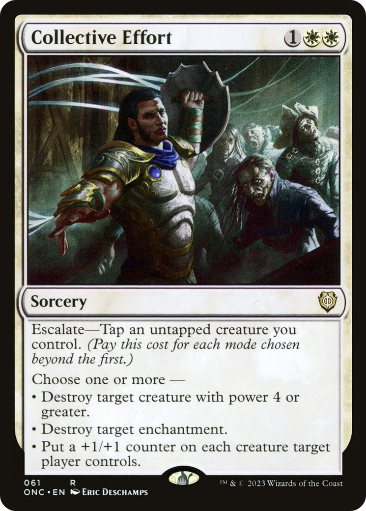Collective Effort [Phyrexia: All Will Be One Commander] | The CG Realm