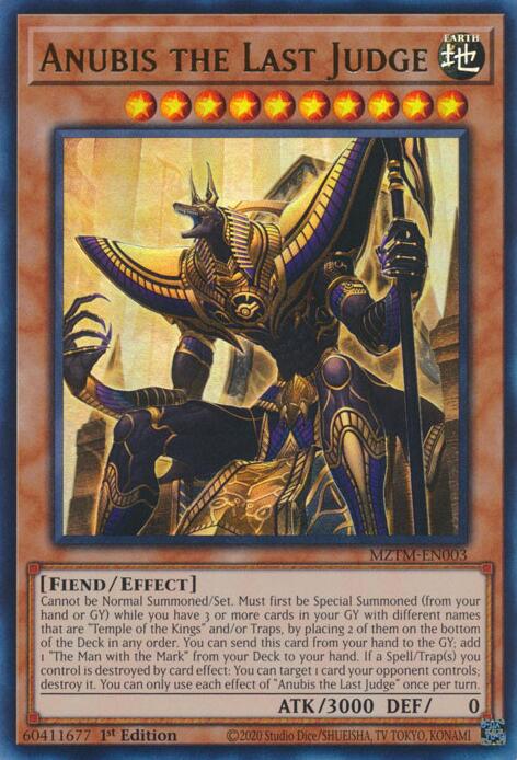 Anubis the Last Judge [MZTM-EN003] Ultra Rare | The CG Realm