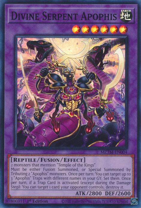 Divine Serpent Apophis [MZTM-EN004] Super Rare | The CG Realm