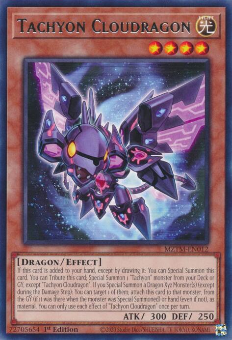 Tachyon Cloudragon [MZTM-EN012] Rare | The CG Realm