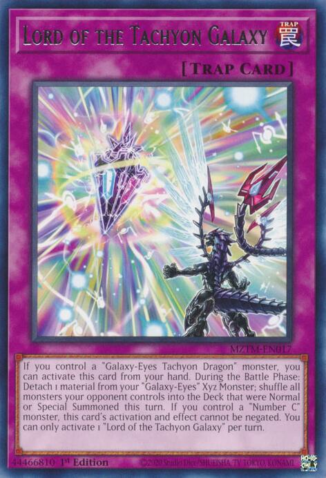 Lord of the Tachyon Galaxy [MZTM-EN017] Rare | The CG Realm