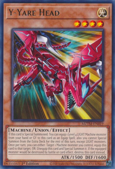 Y-Yare Head [MZTM-EN019] Rare | The CG Realm