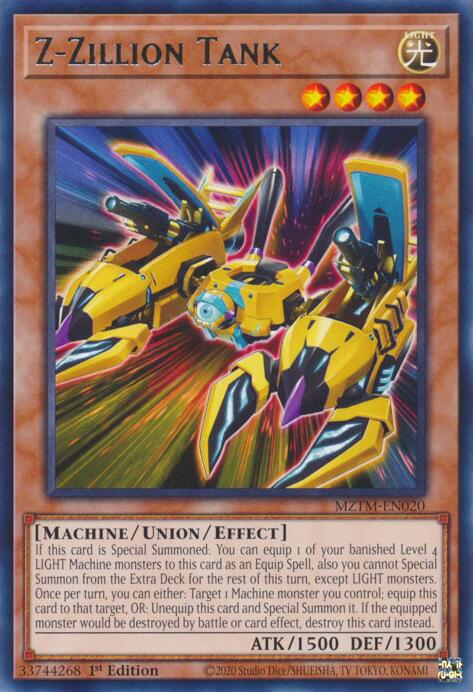 Z-Zillion Tank [MZTM-EN020] Rare | The CG Realm