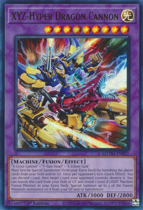 XYZ-Hyper Dragon Cannon [MZTM-EN021] Ultra Rare | The CG Realm