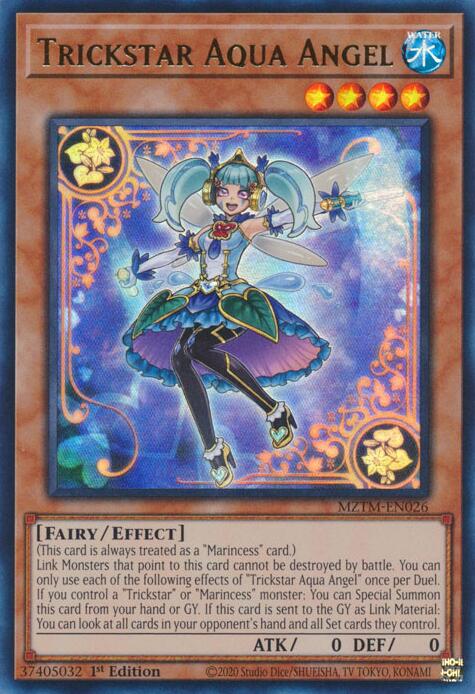 Trickstar Aqua Angel [MZTM-EN026] Ultra Rare | The CG Realm